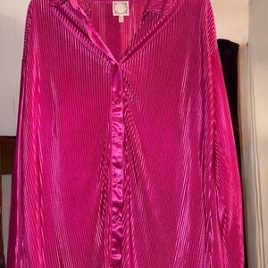 HOT PINK TRUSELF button up